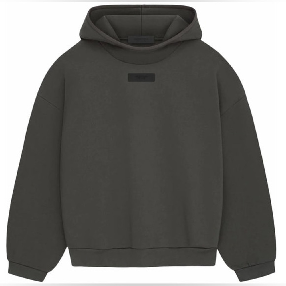 Fear of God ESSENTIALS Men's Spring Tab Detail Pullover Hoodie in Ink Size Small
